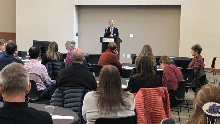 The Center for Resilience in Agricultural Working Landscapes withstood pandemic postponements and celebrated its grand opening through an agricultural forum at the Nebraska Innovation Campus on November 17.
