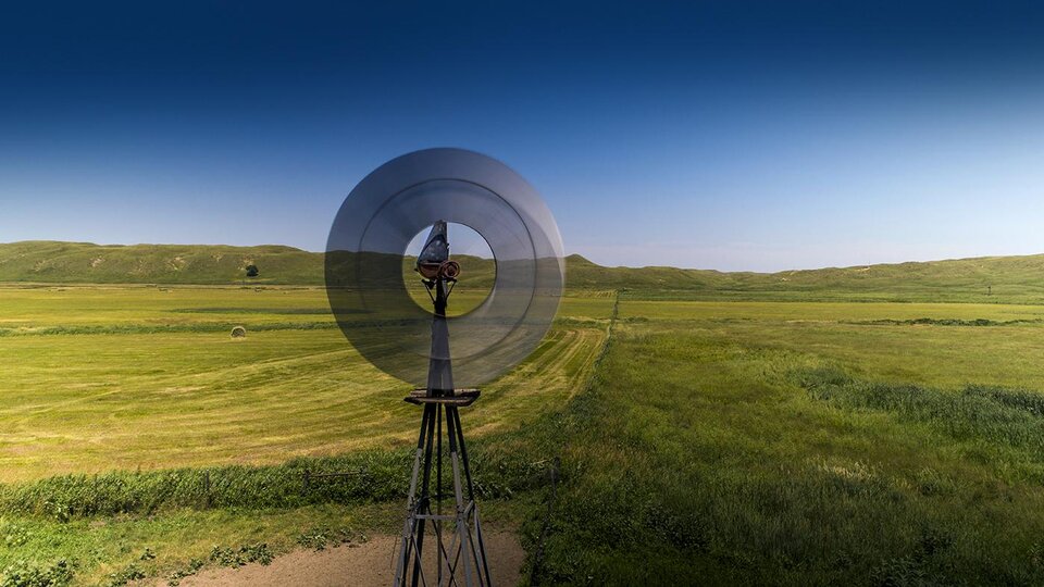 windmill in sandhills