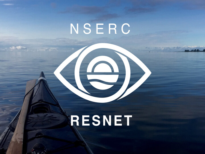 RESNET logo over top of a picture of a canoe on a lake