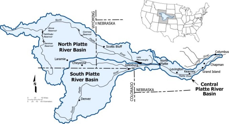 Platte River Basin Map